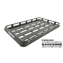 Rhino Rack Pioneer Tray (1800mm X 1140mm) With Backbone For Mitsubishi Pajero Sport Gen3, Kr/Ks/Qe (Pre-Facelift) 5Dr Suv With Flush Rails 15 To 20