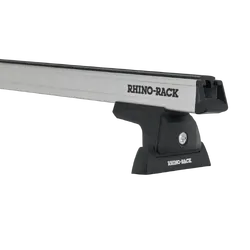 Rhino Rack Heavy Duty Rch Silver 2 Bar Roof Rack For Isuzu D-Max Gen3, 4Dr Ute Crew Cab 20 On