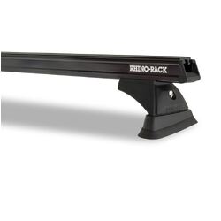 Rhino Rack Heavy Duty Rch Black 1 Bar Roof Rack For Holden Colorado 4Dr Ute Crew Cab 12 To 20