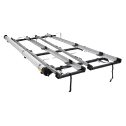 Rhino Rack Multislide Double 3.0m Ladder Rack System with Conduit to suit TOYOTA Hiace Gen 6 2dr Van LWB 19 to