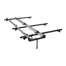 Rhino Rack Multislide 2.6m Ladder Rack with 470mm Roller to suit TOYOTA Hiace Gen 6 2dr Van LWB 19 to