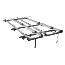 Rhino Rack Multislide Double 3.0m Ladder Rack System to suit HYUNDAI iLoad 2dr Van 08 to 21