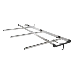 Rhino Rack Multislide 3.5m Ladder Rack with 680mm Roller to suit VOLKSWAGEN Transporter T5 2dr Van LWB (Low Roof) 04 to 15