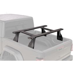 Rhino Rack Reconn-Deck 2 Bar Ute Tub System With 2 Ns Bars For Ram 2500 / 3500 Gen4 (6'4" Bed With Rambox) With Utility Tracks Installed 4Dr Ute Crew 
