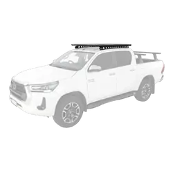 Rhino Rack Pioneer 6 Platform (1500mm x 1240mm) with Backbone to suit TOYOTA Hilux Gen 8 4dr Ute Double Cab 15 to