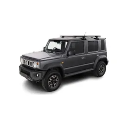 Rhino Rack Reconn-Deck RL110 Black 2 Bar Roof Rack to suit SUZUKI Jimny XL 5dr SUV 23 to