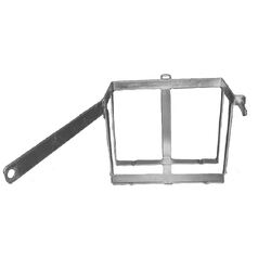 Supex Jerry Can Holder - Weld On/Metal Strap, Front Opening
