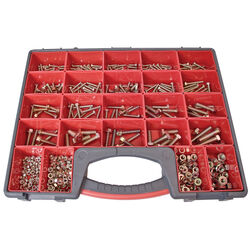 Jamec Pem Hexagon Flange Bolts & Nuts - Master Pack Assortment