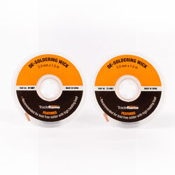 Tradeflame De-Soldering Wick - 2.5 Mm X 1.5 Mm 2 Pack