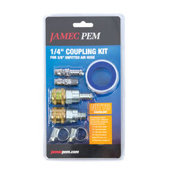 Jamec Pem 70.0034 1/4" Nitto Equivalent Unfitted Air Hose Coupling Kit