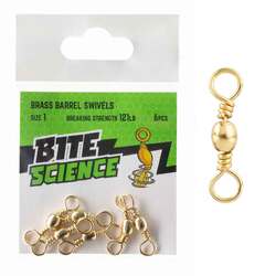 Bite Science Brass Barrel Swivels