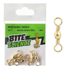 Bite Science Brass Barrel Swivels