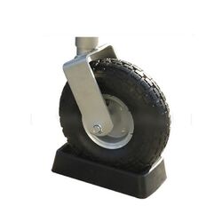 Jockey Wheel chock Large To Suit 8 - 10" Pneumatic Or Solid Wheels