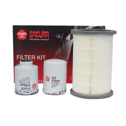 Sakura 4WD Filter Kit For FORD COURIER PG WL-AT 2.5L Diesel TURBO DIESEL 2002-20
