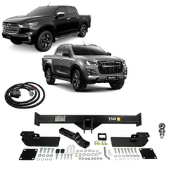 TAG Heavy Duty Towbar to suit Isuzu D-MAX (07/2020 - on), Mazda BT-50 (08/2020 - on) - Direct Fit ECU