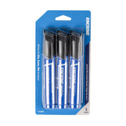 Kincrome Jumbo Permanent Marker Chisel Tip Black 3 Pack