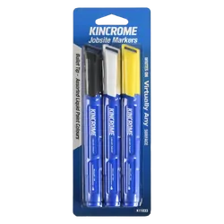 Kincrome Paint Marker Bullet Tip 3 Piece Assorted Colours
