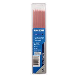 Kincrome Red Lead Refill Pack 6 Piece