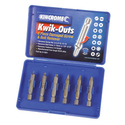 Kincrome Kwik-Outs Damaged Screw & Bolt Remover 6 Piece