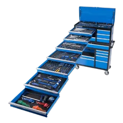 Kincrome Evolution Extra-Deep & Extra-Wide Workshop Tool Kit 367 Piece 18 Drawer 41"