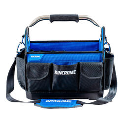 380Mm Hard Base Open Tote Swivel Handle Bag