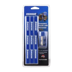 Kincrome Carpenters Pencils Pack Of 7 Includes Sharpener