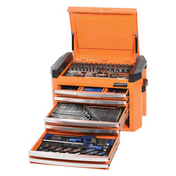 Kincrome Contour® Tool Chest Kit 207 Piece 8 Drawer 29" Orange
