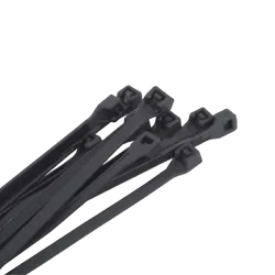 Kincrome Black Cable Tie Pack 300 X 4.8Mm 25 Piece