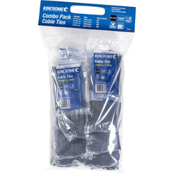 Kincrome Black Cable Tie Combo Pack 1000 Piece