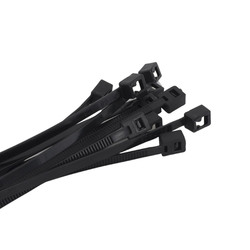 Kincrome Self-Cut Cable Tie Pack 200Mm 100 Piece Black