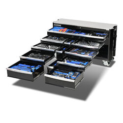 Kincrome CONTOUR Trolley Tool Kit 868 Piece 12 Drawer (60") Black