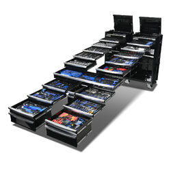 Kincrome CONTOUR Workshop Tool Kit 1141 Piece 22 Drawer (60") Black