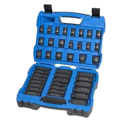 Kincrome Deep/Standard Impact Socket Set 42 Piece 1/2" Drive - Metric & Imperial