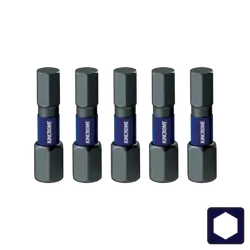 Kincrome Hex 5Mm Impact Bit 25Mm 5 Piece