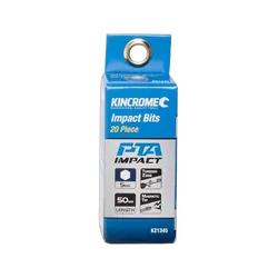 Kincrome Hex 5Mm Impact Bit 50Mm 20 Piece