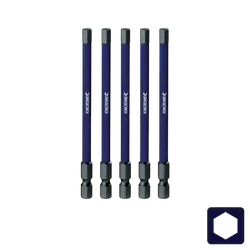 Kincrome Hex 5Mm Impact Bit 100Mm 5 Piece