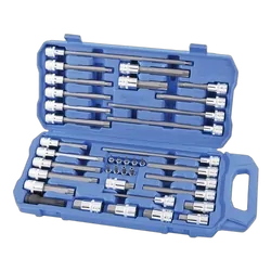 Kincrome Automotive Bit Socket Set 38 Piece 1/4" & 1/2" Drive