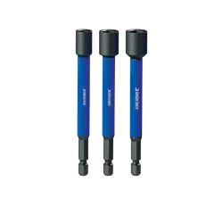Kincrome Magnetic Nutsetter Impact Bit Mixed Pack 100Mm 3 Piece