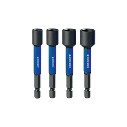 Kincrome Magnetic Nutsetter Impact Bit Mixed Pack 100Mm 4 Piece