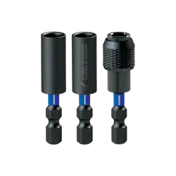 Kincrome Impact Magnetic Bit Coupler Mixed Pack 50Mm 3 Piece