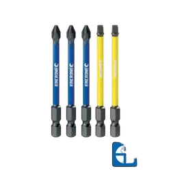 Kincrome Phillips & Square #2 Impact Bit Mixed Pack 75Mm 5 Piece