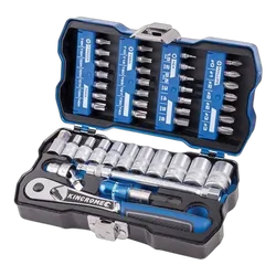 Kincrome Lok-On Socket & Bit Set 43 Piece 1/4" Drive