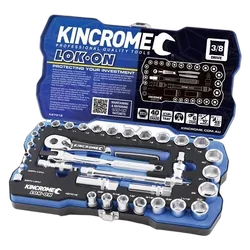Kincromelok-On Socket Set 33 Piece 3/8" Drive - Metric & Imperial