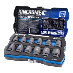Kincrome Lok-On Impact Socket Set 12 Piece 1/2" Drive