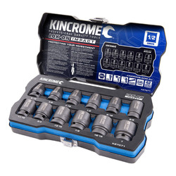 Kincrome Lok-On Impact Socket Set 12 Piece 1/2" Drive