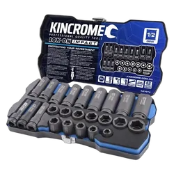 Kincrome Lok-On Impact Socket Set 24 Piece 1/2" Drive