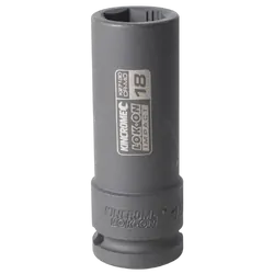 Kincrome Lok-On Deep Impact Socket 18Mm 1/2" Drive