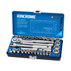 Kincrome Socket Set 33 Piece 1/4 & 3/8" Drive - Metric