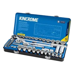 Kincrome Socket Set 52 Piece 1/4 & 1/2" Drive - Metric & Imperial