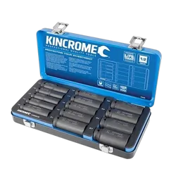 Kincrome Deep Impact Socket Set 14 Piece 1/2" Drive - Metric